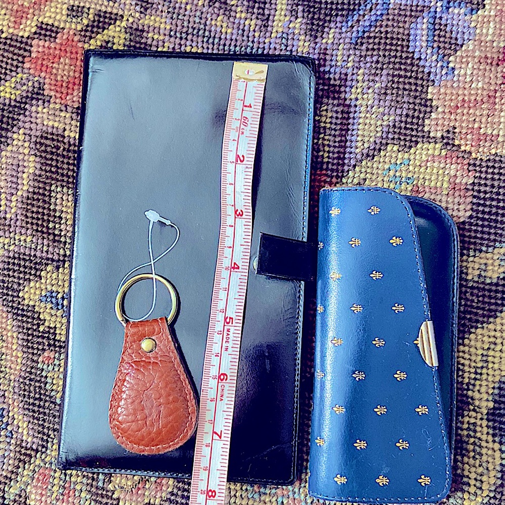 BUNDLE Polo leather fob, leather glasses case plus leather travel folder - Picture 12 of 13